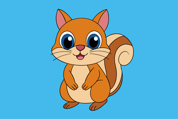 Charming Chipmunk Vector Graphics for Creative Design Projects – Ideal for Logos, Illustrations, and High-Quality Print Designs