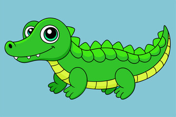 Obraz premium Dynamic Crocodile Vector Graphics for Professional Design Projects – Ideal for Logos, Illustrations, and High-Quality Branding