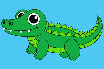 Dynamic Crocodile Vector Graphics for Professional Design Projects – Ideal for Logos, Illustrations, and High-Quality Branding