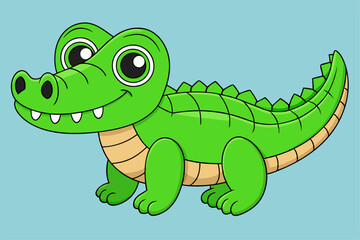 Dynamic Crocodile Vector Graphics for Professional Design Projects – Ideal for Logos, Illustrations, and High-Quality Branding