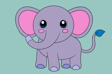 Obraz premium Elegant Elephant Vector Art for Graphic Design – Perfect for Logos, Illustrations, and Creative Branding Projects