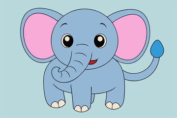 Elegant Elephant Vector Art for Graphic Design – Perfect for Logos, Illustrations, and Creative Branding Projects