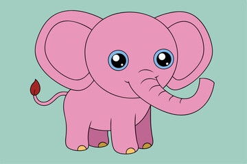 Fototapeta premium Elegant Elephant Vector Art for Graphic Design – Perfect for Logos, Illustrations, and Creative Branding Projects