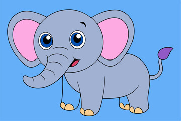 Elegant Elephant Vector Art for Graphic Design – Perfect for Logos, Illustrations, and Creative Branding Projects