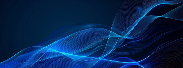 Obraz premium Light blue wave background.