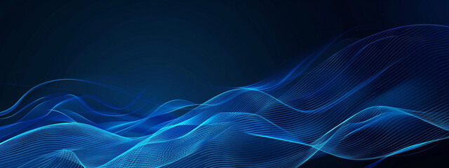 Light blue wave background.