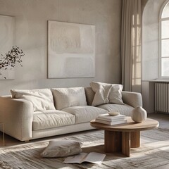 Scandinavian style living room design