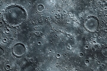 Surface of the Moon seamless texture, black and white