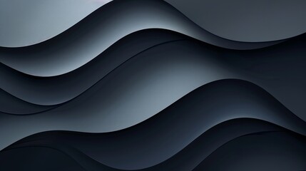 Elegant flowing dark waves for banners, flyers, websites, and corporate projects a luxurious and dynamic modern background