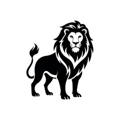  lion head angry roaring logo vector silhouette, shows power and strenght, Lion Vector Silhouette- Roaring Lion Illustration- Roaring Lion Vector