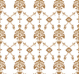 A seamless pattern of abstract on a white background