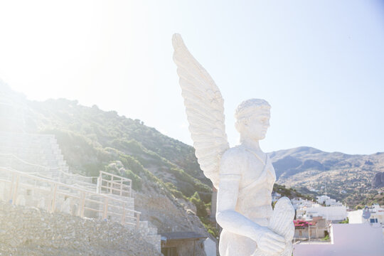 Statue von Ikarus in Griechenland