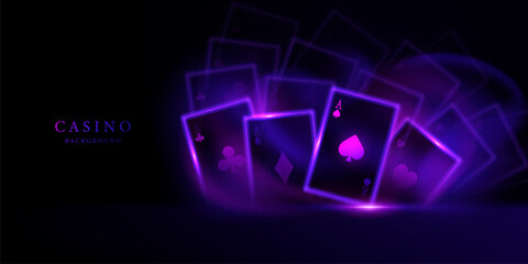 casino background vector illustration for gambling poster banner elegant design