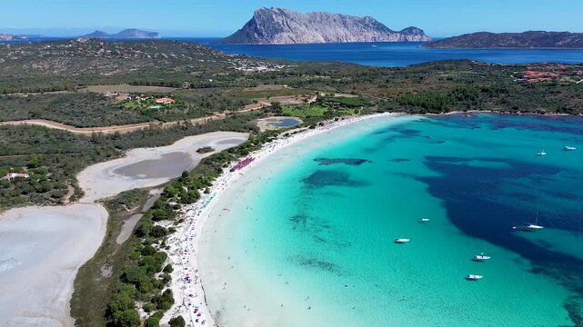 Cala Brandinchi beach, San Teodoro, Sardinia, Italy