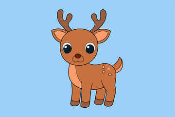 Elegant Elk Vector Art for Graphic Design – Ideal for Logos, Illustrations, and Creative Branding Projects