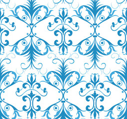 A seamless pattern of abstract on a white background