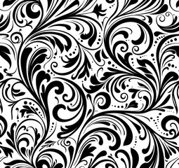 A seamless pattern of abstract on a white background