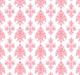 A seamless pattern of abstract on a white background