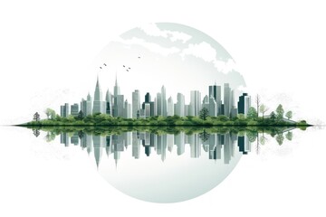 Fototapeta premium Architecture landscape outdoors building.