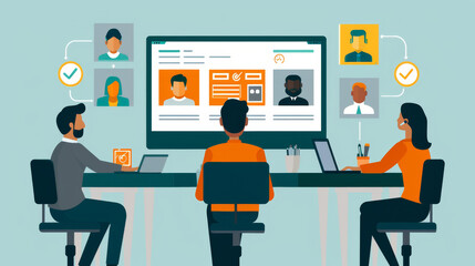 Hybrid meetings blending virtual and in-person participants seamlessly