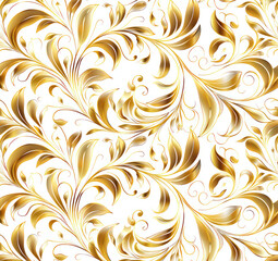A seamless pattern of abstract on a white background