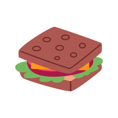 Sandwich for breakfast