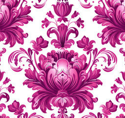 A seamless pattern of abstract on a white background