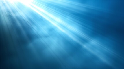 Single light blue ray background