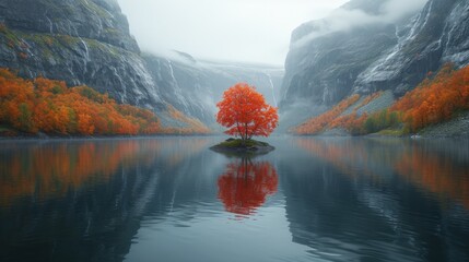 autumn in the mountains