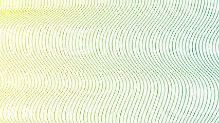 Abstract dots particles flowing wavy colorful isolated on white background. Vector illustration design elements in concept of technology, energy, science, music.