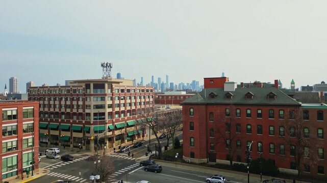 Reveal of the Chicago Skyline from DePaul's campus.