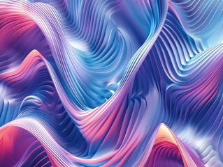 Fototapeta premium Wavy Abstract Background