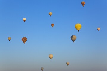 Hot Air Balloons Over Fairy Chimneys in Cappadocia