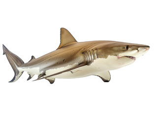 Obraz premium Shark isolated on transparent background