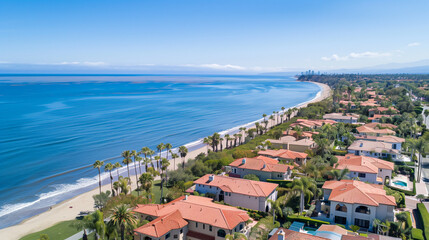 Naklejka premium Aerial ocean views