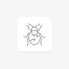 Artificial Life thinline icon , vector, pixel perfect, illustrator file