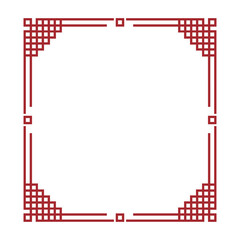 red chinese border frame.eps