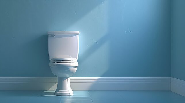 high-efficiency toilet with a water-saving design, set against a white background to showcase its eco-friendly features.