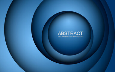 Gradient background. Abstract circle papercut smooth color composition. vector illustration EPS 10.