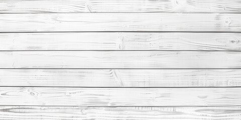 Top view of white wooden planks with a natural texture and grain. Ideal for use as a rustic, vintage background or wallpaper, perfect for design projects, interior decor, and architectural elements.