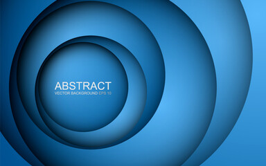 Gradient background. Abstract circle papercut smooth color composition. vector illustration EPS 10.