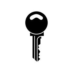 Key icon vector. Lock iluustartion sign. Closed symbol or logo.