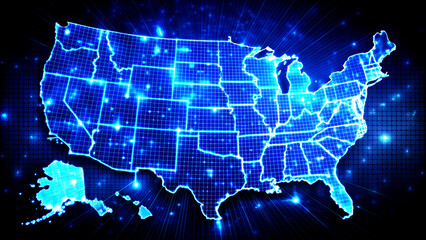 Obraz premium Cybersecurity Network of America