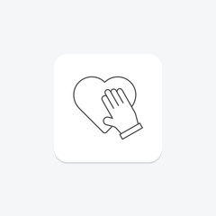 Honesty thinline icon , vector, pixel perfect, illustrator file