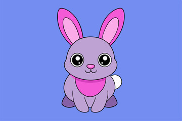 Adorable Hare Vector Graphic For Web And Print. Premium Hare Illustration Featuring Cute Design Perfect For Websites, Print Materials, Digital Content, And Creative Projects