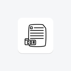 CDR File line icon , vector, pixel perfect, illustrator file