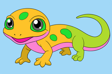 Fototapeta premium Adorable Lizard Vector Graphic For Web And Print. Premium Lizard Illustration For All Creative Projects.