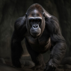 Obraz premium CLOSEUP PHOTO OF A KING KONG ANIMAL