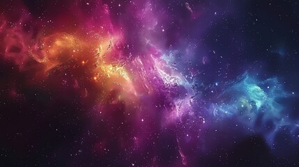 Obraz premium Cosmic Nebula Abstract Background.