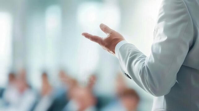 Inspire with a confident leader delivering a compelling presentation